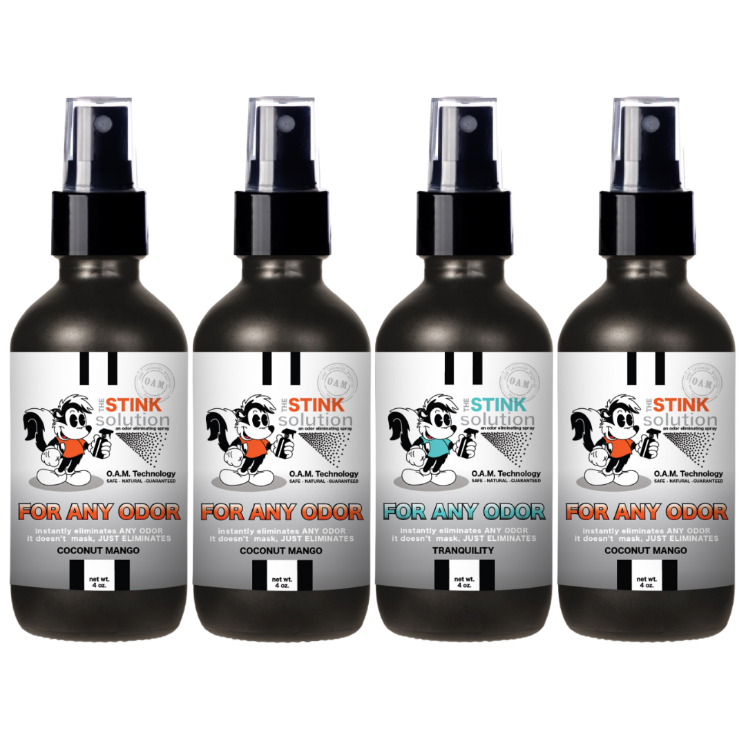 Buy 3 Get 1 FREE - Sampler Set 4 oz For Any Odor Eliminating Sprays