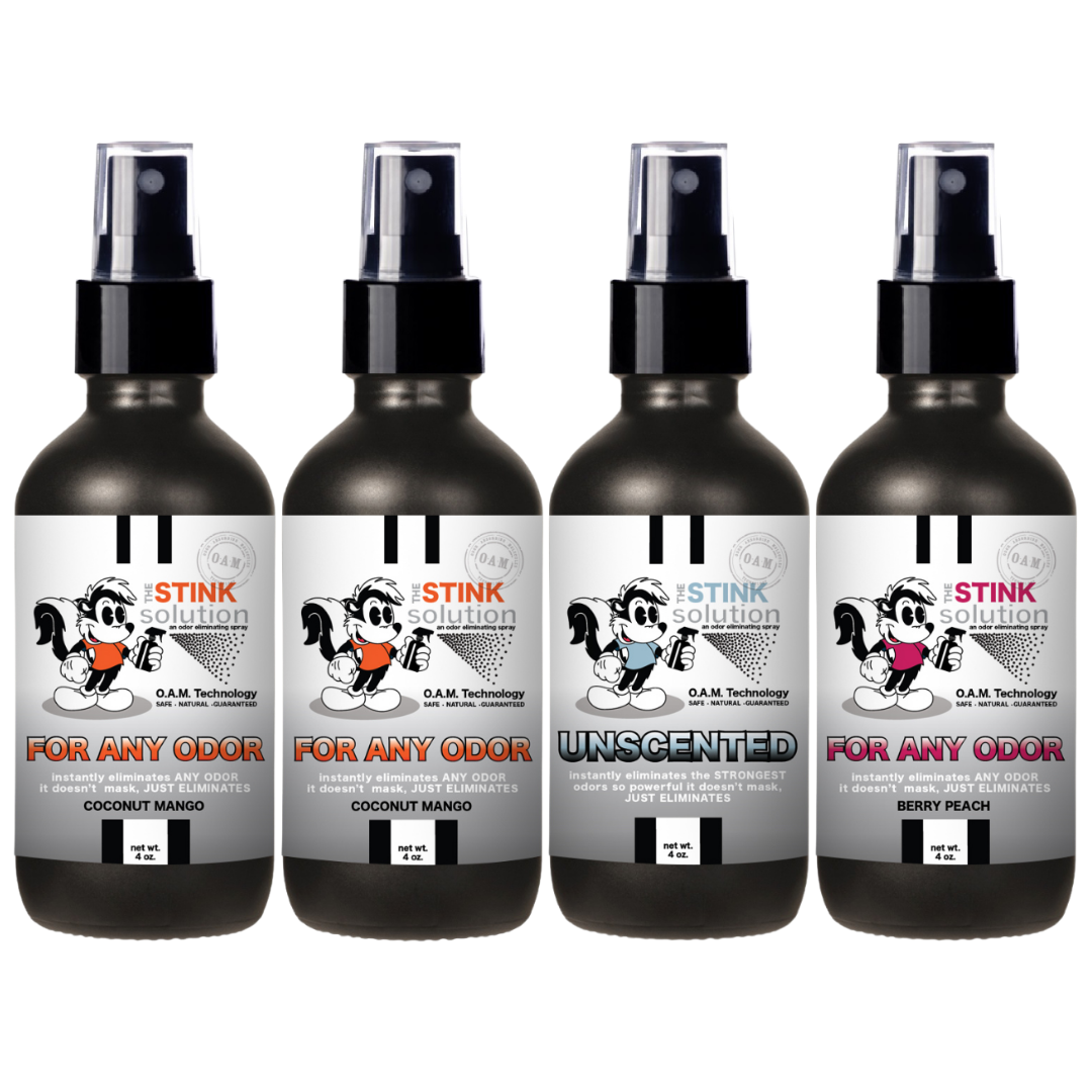 Buy 3 Get 1 FREE - Sampler Set 4 oz For Any Odor Eliminating Sprays