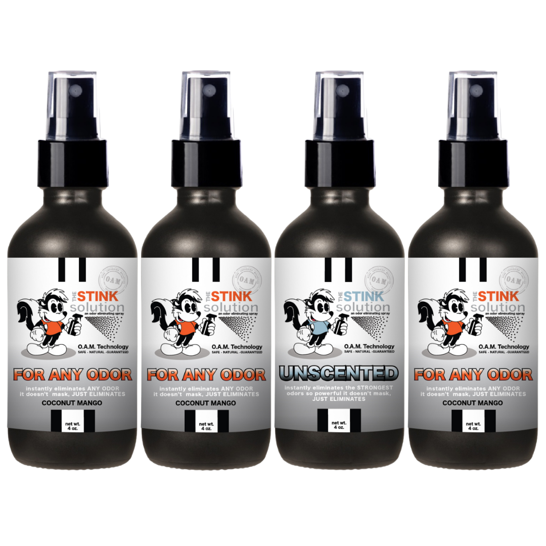 Buy 3 Get 1 FREE - Sampler Set 4 oz For Any Odor Eliminating Sprays