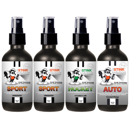 Buy 3 Get 1 FREE - Sport Sampler Set 4 oz Odor Eliminating Sprays