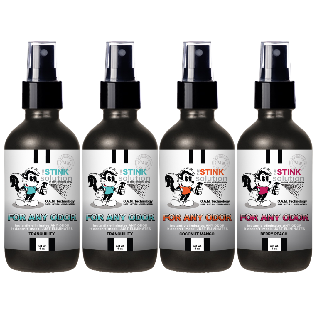 Buy 3 Get 1 FREE - Sampler Set 4 oz For Any Odor Eliminating Sprays