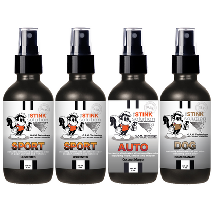 Buy 3 Get 1 FREE - Sport Sampler Set 4 oz Odor Eliminating Sprays