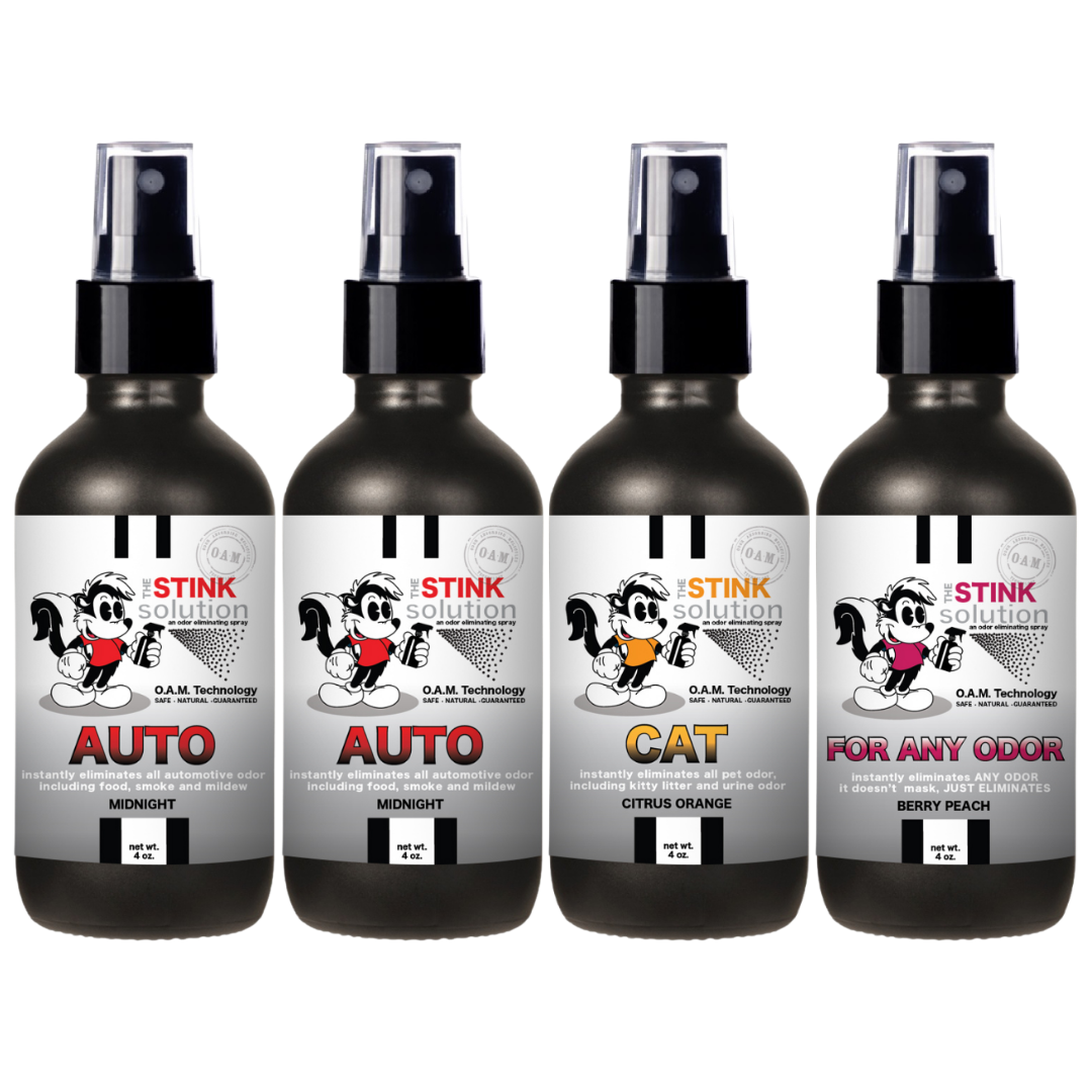 Buy 3 Get 1 FREE - Auto Sampler Set 4 oz Odor Eliminating Sprays