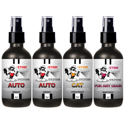 Buy 3 Get 1 FREE - Auto Sampler Set 4 oz Odor Eliminating Sprays