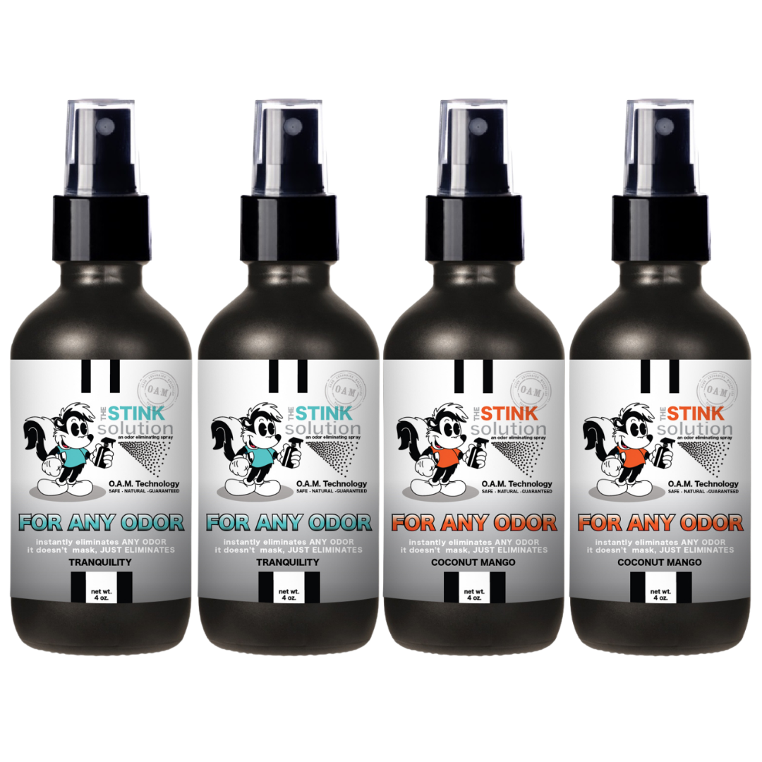 Buy 3 Get 1 FREE - Sampler Set 4 oz For Any Odor Eliminating Sprays