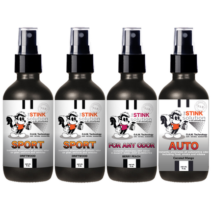 Buy 3 Get 1 FREE - Sport Sampler Set 4 oz Odor Eliminating Sprays
