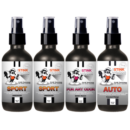 Buy 3 Get 1 FREE - Sport Sampler Set 4 oz Odor Eliminating Sprays