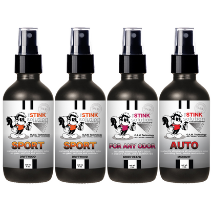 Buy 3 Get 1 FREE - Sport Sampler Set 4 oz Odor Eliminating Sprays