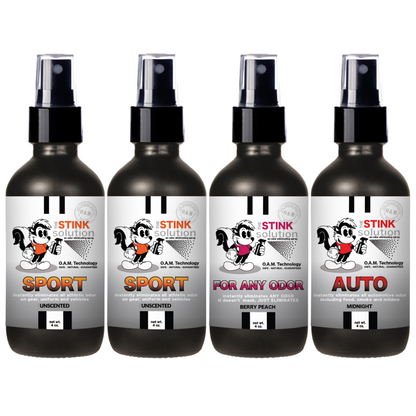 Buy 3 Get 1 FREE - Sport Sampler Set 4 oz Odor Eliminating Sprays