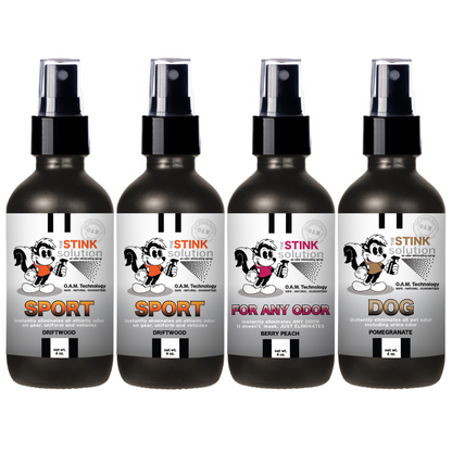 Buy 3 Get 1 FREE - Sport Sampler Set 4 oz Odor Eliminating Sprays