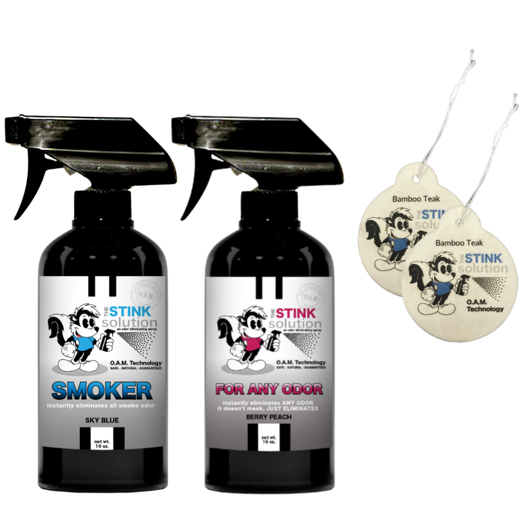 Buy 2 Get 2 Car Air Fresheners - One Smoke Odor Eliminating Spray, One Spray of Choice 16 oz. Sprays