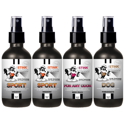 Buy 3 Get 1 FREE - Sport Sampler Set 4 oz Odor Eliminating Sprays