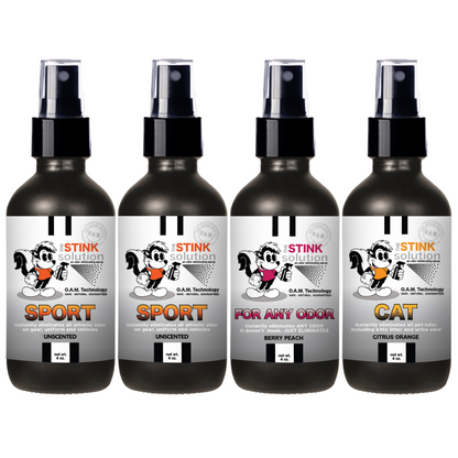 Buy 3 Get 1 FREE - Sport Sampler Set 4 oz Odor Eliminating Sprays