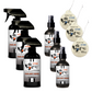 Buy 3 Get 6 FREE - (3 ) 16 oz (3) 4 oz For Any Odor Eliminating Spray Bundle + 3 Car Air Fresheners