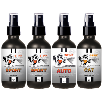 Buy 3 Get 1 FREE - Sport Sampler Set 4 oz Odor Eliminating Sprays