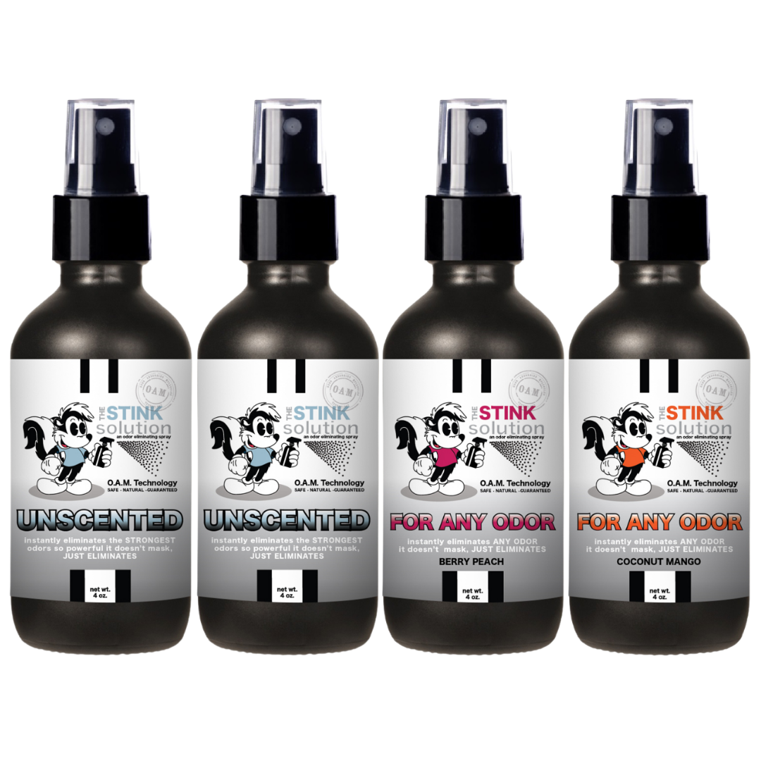 Buy 3 Get 1 FREE - Sampler Set 4 oz For Any Odor Eliminating Sprays