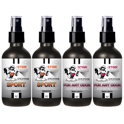 Buy 3 Get 1 FREE - Sport Sampler Set 4 oz Odor Eliminating Sprays