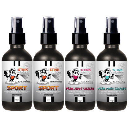 Buy 3 Get 1 FREE - Sport Sampler Set 4 oz Odor Eliminating Sprays
