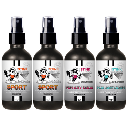 Buy 3 Get 1 FREE - Sport Sampler Set 4 oz Odor Eliminating Sprays