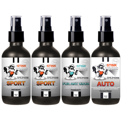 Buy 3 Get 1 FREE - Sport Sampler Set 4 oz Odor Eliminating Sprays