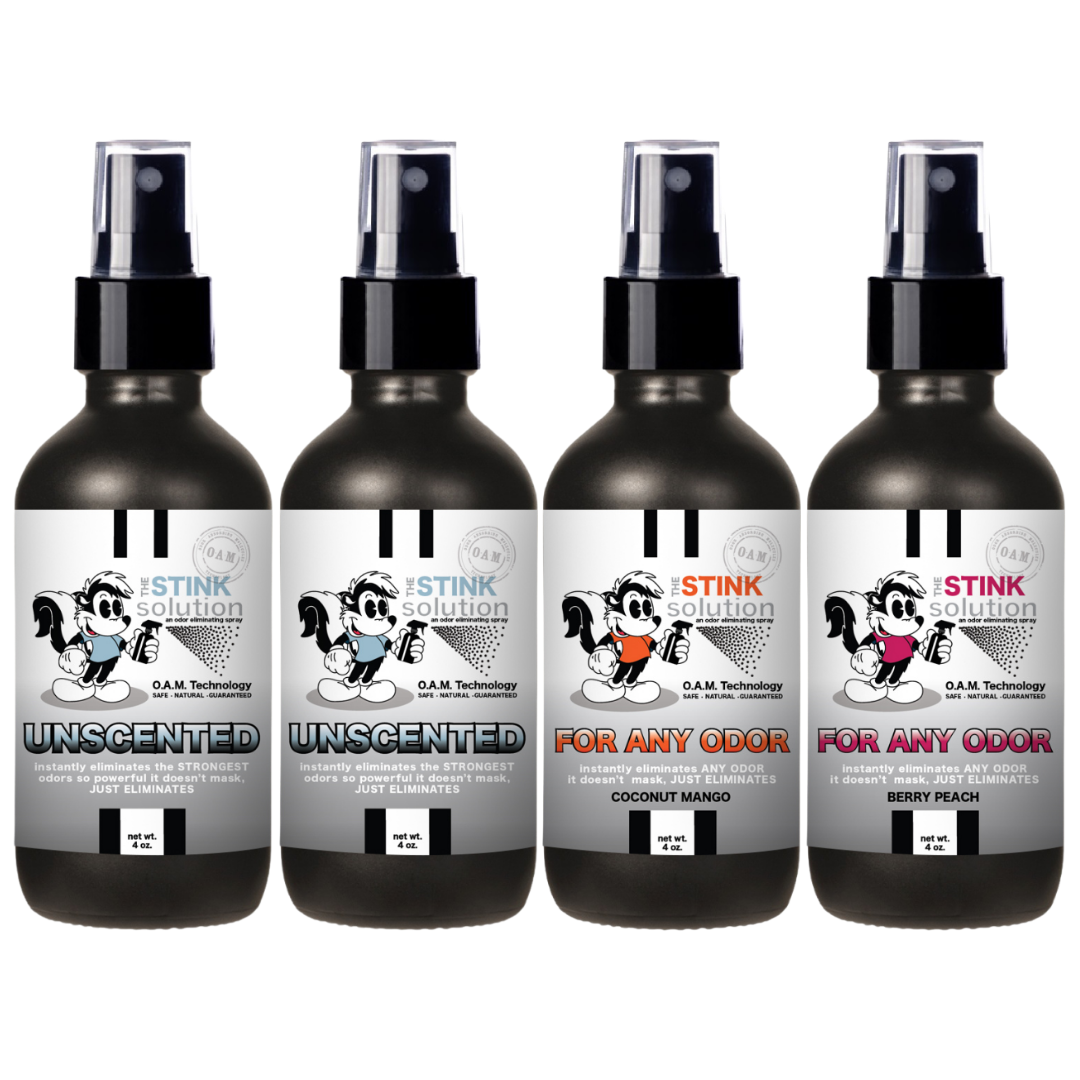 Buy 3 Get 1 FREE - Sampler Set 4 oz For Any Odor Eliminating Sprays