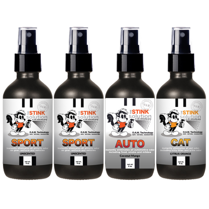Buy 3 Get 1 FREE - Sport Sampler Set 4 oz Odor Eliminating Sprays
