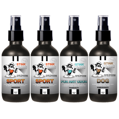 Buy 3 Get 1 FREE - Sport Sampler Set 4 oz Odor Eliminating Sprays