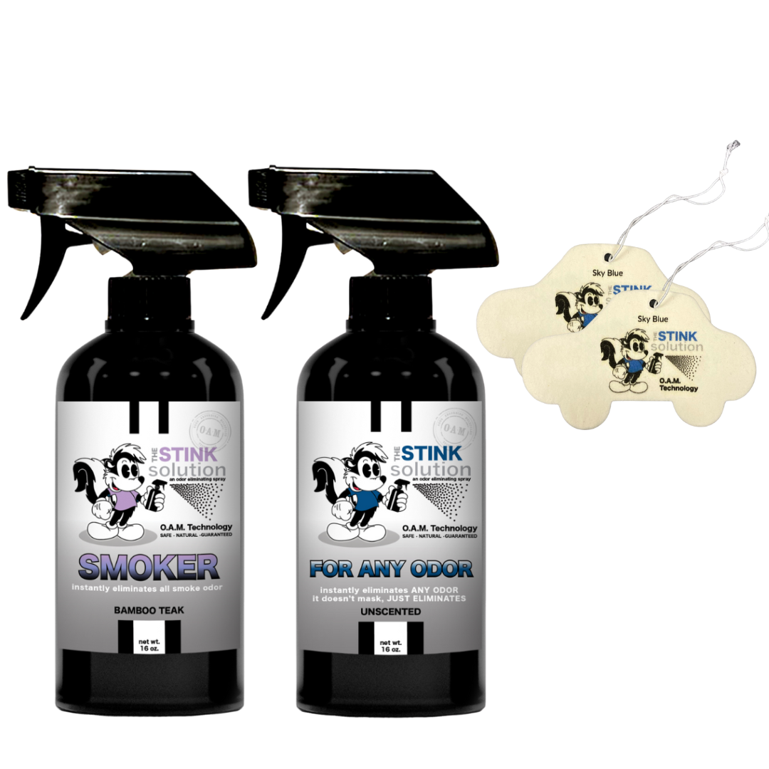 Buy 2 Get 2 Car Air Fresheners - One Smoke Odor Eliminating Spray, One Spray of Choice 16 oz. Sprays