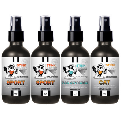 Buy 3 Get 1 FREE - Sport Sampler Set 4 oz Odor Eliminating Sprays