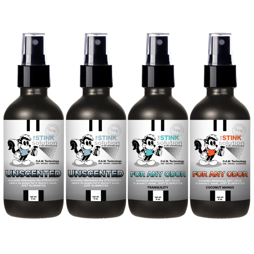 Buy 3 Get 1 FREE - Sampler Set 4 oz For Any Odor Eliminating Sprays