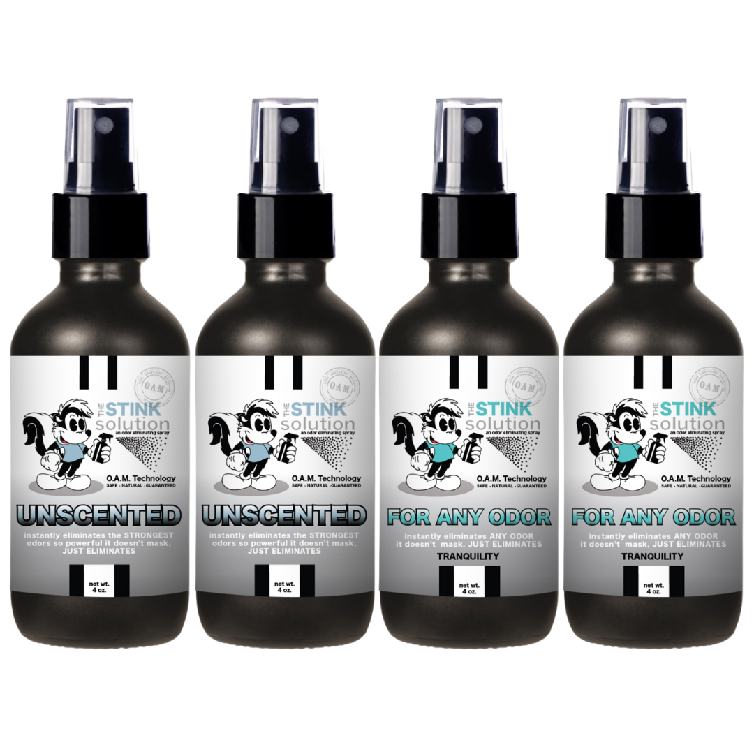 Buy 3 Get 1 FREE - Sampler Set 4 oz For Any Odor Eliminating Sprays