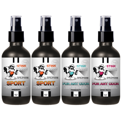 Natural, safe, non-toxic, enzyme-free odor eliminating spray. Multi-purpose use for any odor: smoke, urine, food, sweat, and more. Safe to spray anywhere: homes, cars, furniture, bathroom, carpet, and more.