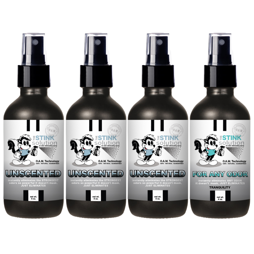 Buy 3 Get 1 FREE - Sampler Set 4 oz For Any Odor Eliminating Sprays