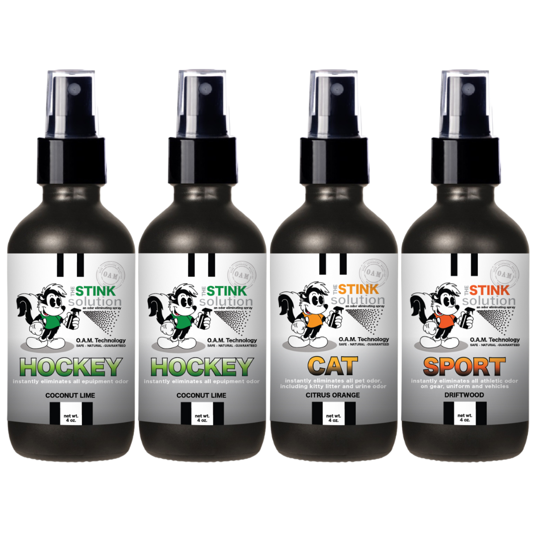 Buy 3 Get 1 FREE - Hockey Sampler Set 4 oz Odor Eliminating Sprays