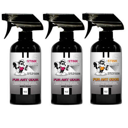 Three Pack - Three For Any Odor Eliminating Sprays of Choice 16 oz