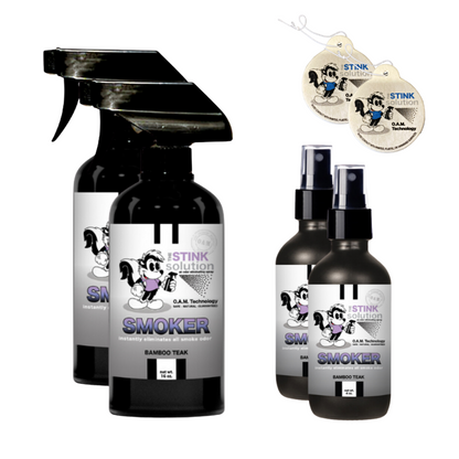 Natural, safe, non-toxic, enzyme-free odor eliminating spray. Multi-purpose use for any odor: smoke, urine, food, sweat, and more. Safe to spray anywhere: homes, cars, furniture, bathroom, carpet, and more.