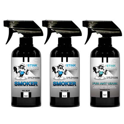 Natural, safe, non-toxic, enzyme-free odor eliminating spray. Multi-purpose use for any odor: smoke, urine, food, sweat, and more. Safe to spray anywhere: homes, cars, furniture, bathroom, carpet, and more.