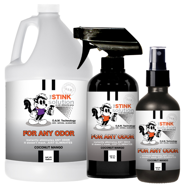 For Any Odor Eliminating Spray in Gallon, 16 oz. and 4 oz Bundle