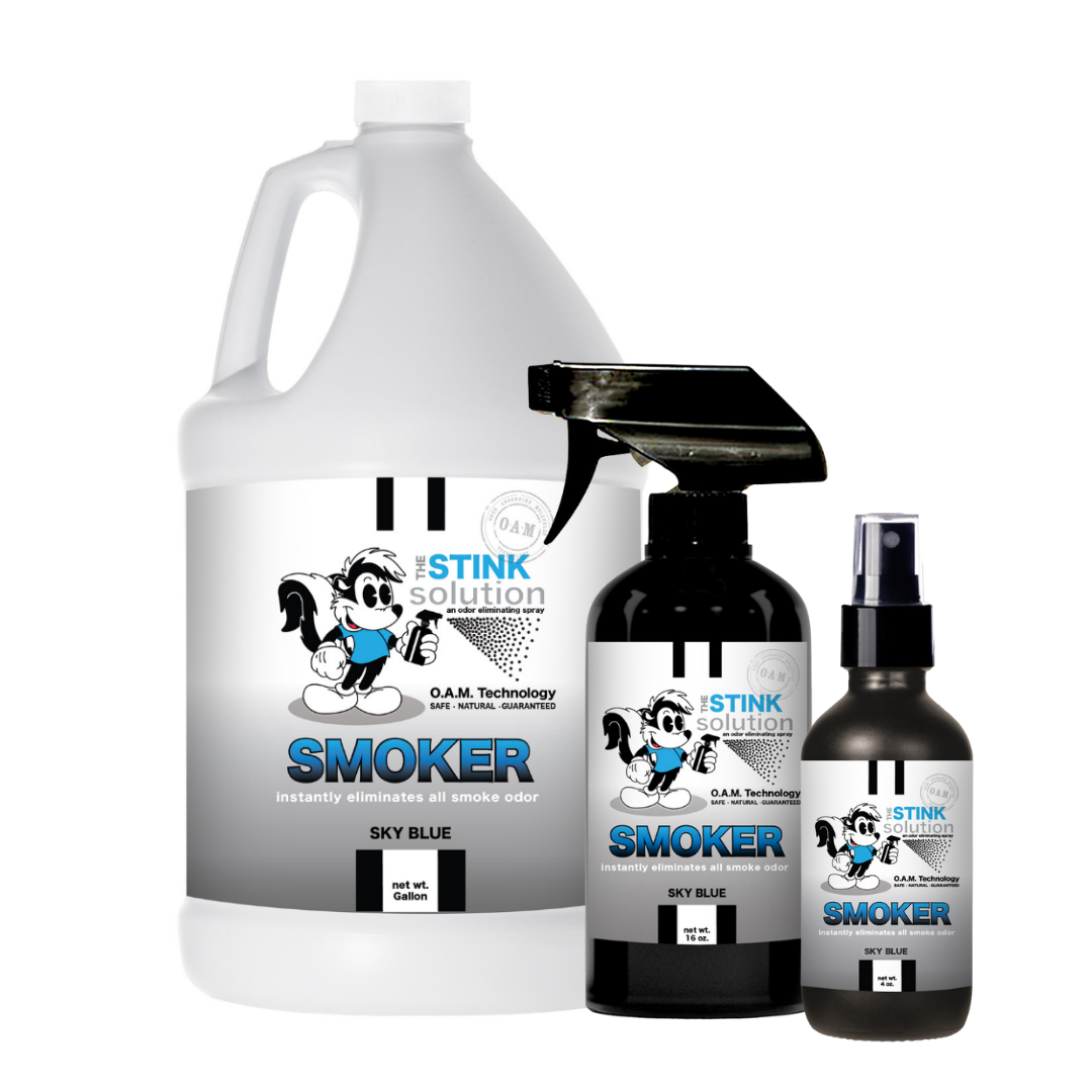 Natural, safe, non-toxic, enzyme-free odor eliminating spray. Multi-purpose use for any odor: smoke, urine, food, sweat, and more. Safe to spray anywhere: homes, cars, furniture, bathroom, carpet, and more.