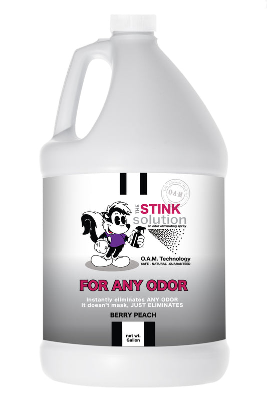 The Stink Solution Berry Peach Odor Eliminating Spray Gallon