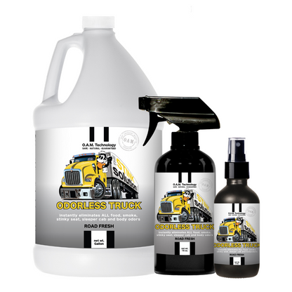 Odorless Trucker Odor Eliminating Spray in Gallon, 16 oz. and 4 oz Bundle