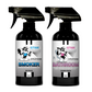 Double Pack - One Bathroom Shower Fresh + One Smoker Sky Blue 16 oz Sprays | Odor Eliminating Spray
