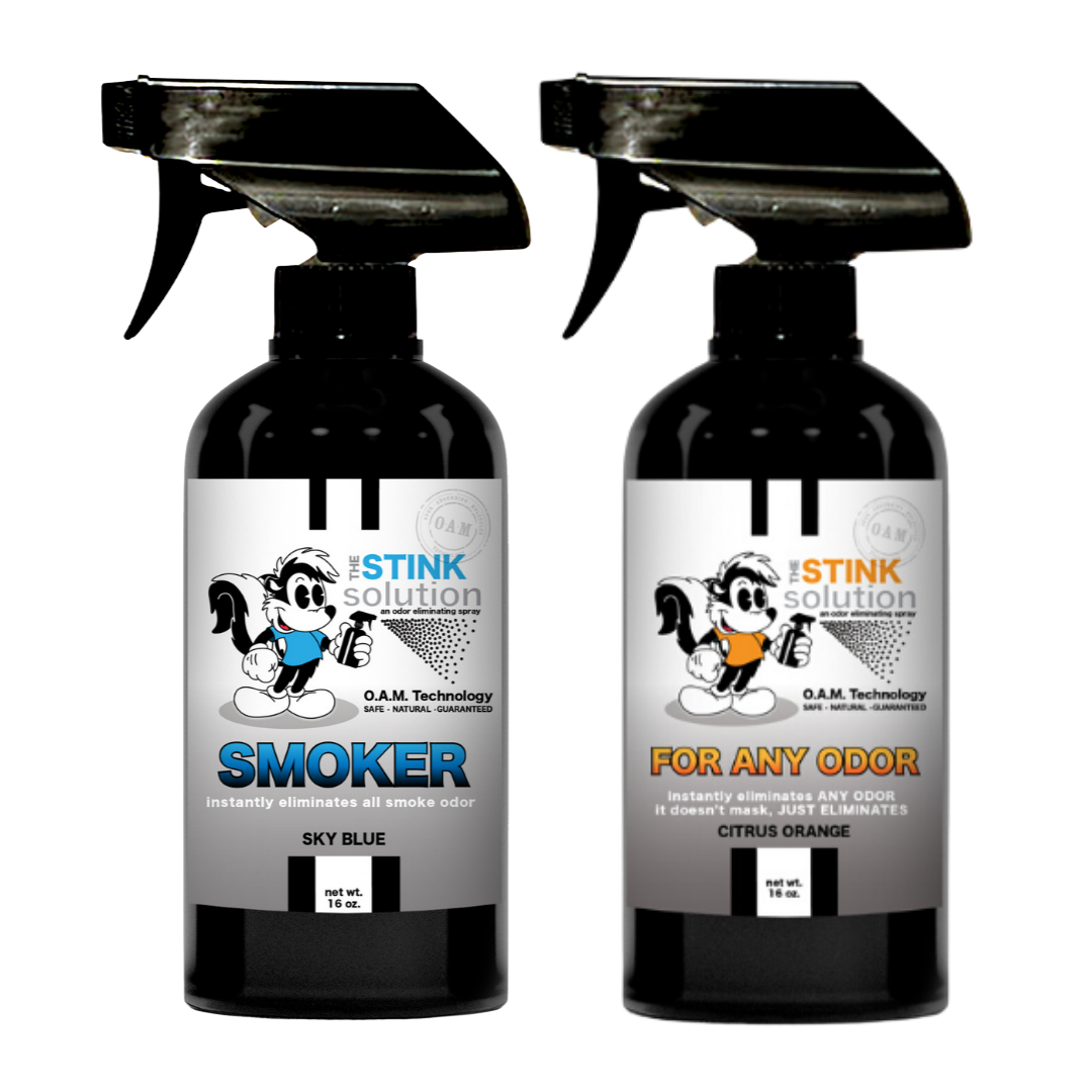 Natural, safe, non-toxic, enzyme-free odor eliminating spray. Multi-purpose use for any odor: smoke, urine, food, sweat, and more. Safe to spray anywhere: homes, cars, furniture, bathroom, carpet, and more.