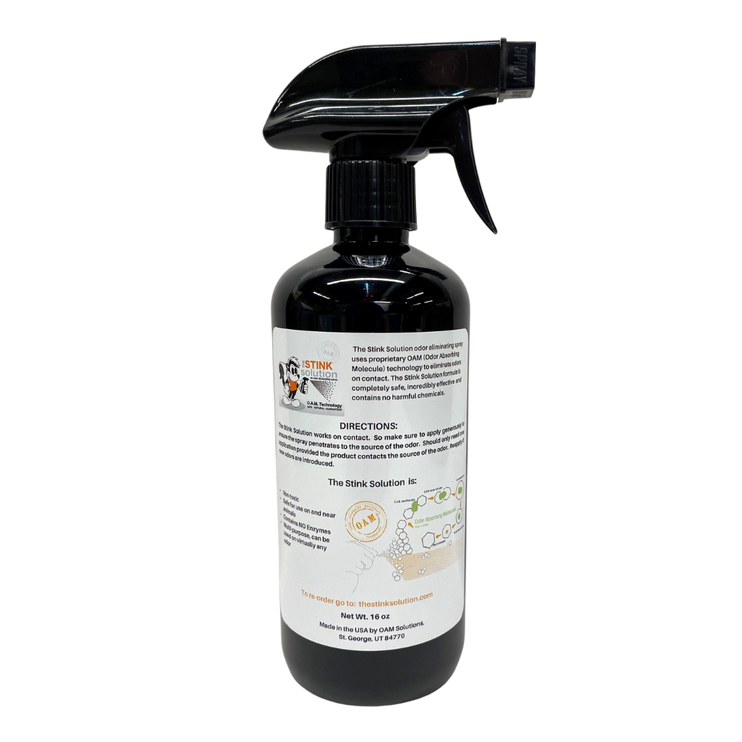 Three Pack - Two Bathroom Odor Eliminating Sprays (Shower Fresh) + For Any Odor Eliminating Spray (Berry Peach) 16 oz