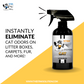 Buy 2 Get 2 FREE Bundle - Cat Odor Eliminator in Citrus Orange Fragrance Natural, safe, non-toxic, enzyme-free odor eliminating spray. Multi-purpose use for any odor: smoke, urine, food, sweat, and more. Safe to spray anywhere: homes, cars, furniture, bathroom, carpet, and more.