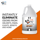 The Stink Solution Sport Driftwood Odor Eliminating Spray Gallon Natural, safe, non-toxic, enzyme-free odor eliminating spray. Multi-purpose use for any odor: smoke, urine, food, sweat, and more. Safe to spray anywhere: homes, cars, furniture, bathroom, carpet, and more.