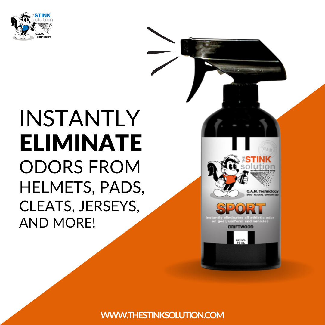 Buy 2 Get 2 FREE Bundle - Sports Odor Eliminator in Driftwood Fragrance. Natural, safe, non-toxic, enzyme-free odor eliminating spray. Multi-purpose use for any odor: smoke, urine, food, sweat, and more. Safe to spray anywhere: homes, cars, furniture, bathroom, carpet, and more.
