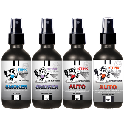 Natural, safe, non-toxic, enzyme-free odor eliminating spray. Multi-purpose use for any odor: smoke, urine, food, sweat, and more. Safe to spray anywhere: homes, cars, furniture, bathroom, carpet, and more.